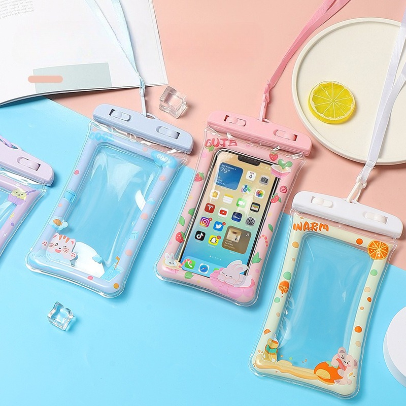 1pc Waterproof Cartoon Phone C - Aquatic Sports recensione e prezzo